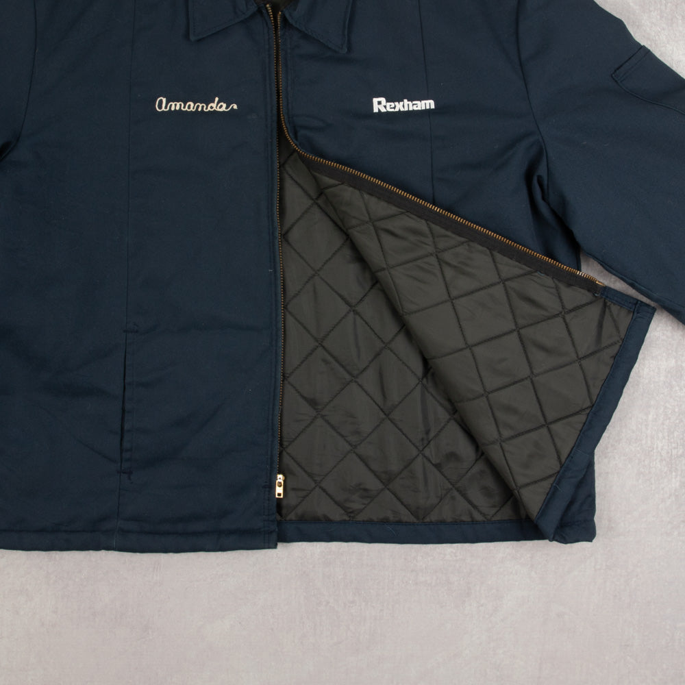 MEN'S VINTAGE 1990S CHANISTITCH FULL ZIP WORKWEAR JACKET - X-LARGE