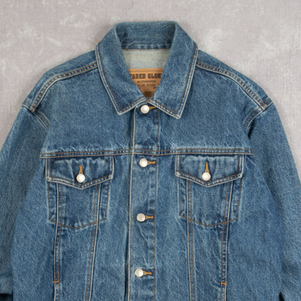 MEN'S VINTAGE DENIM JACKET - SMALL