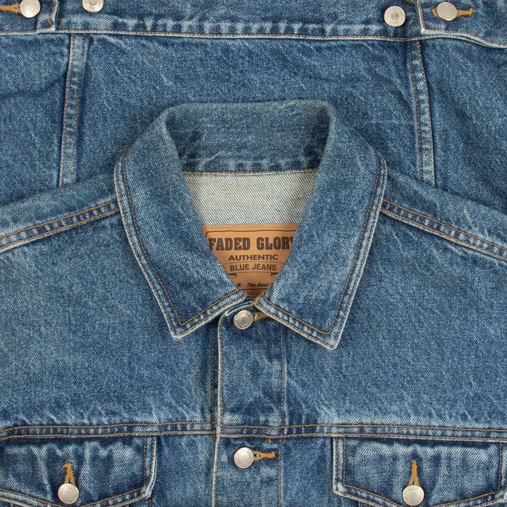 MEN'S VINTAGE DENIM JACKET - SMALL