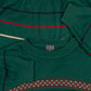 MEN'S VINTAGE 1990S PATTERNED KNITTED JUMPER - X-LARGE