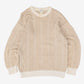 WOMEN'S VINTAGE 1970S SAKS FIFTH AVENUE STRUCTURED KNITTED JUMPER - LARGE