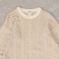WOMEN'S VINTAGE 1970S SAKS FIFTH AVENUE STRUCTURED KNITTED JUMPER - LARGE
