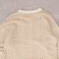 WOMEN'S VINTAGE 1970S SAKS FIFTH AVENUE STRUCTURED KNITTED JUMPER - LARGE