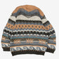 WOMEN'S VINTAGE 1990S PATTERNED KNITTED JUMPER - LARGE