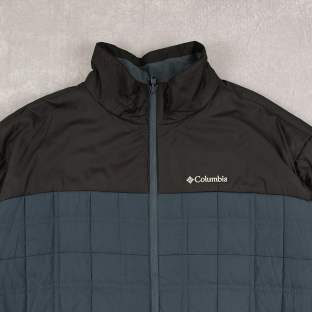 MEN'S VINTAGE COLUMBIA FULL ZIP PADDED JACKET - XX-LARGE