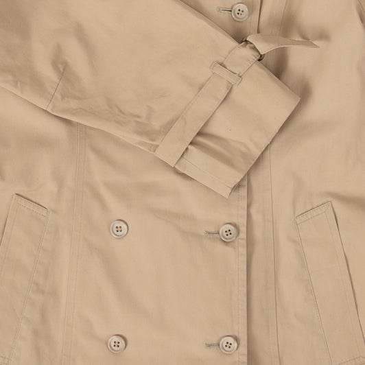 WOMEN'S VINTAGE 1990S TRENCH COAT - SMALL