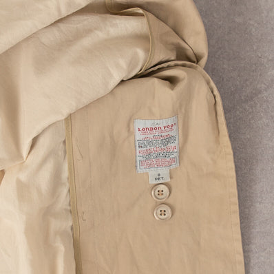WOMEN'S VINTAGE 1990S TRENCH COAT - SMALL