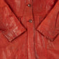 WOMEN'S VINTAGE 1990S LEATHER LONG LENGTH JACKET - XX-LARGE