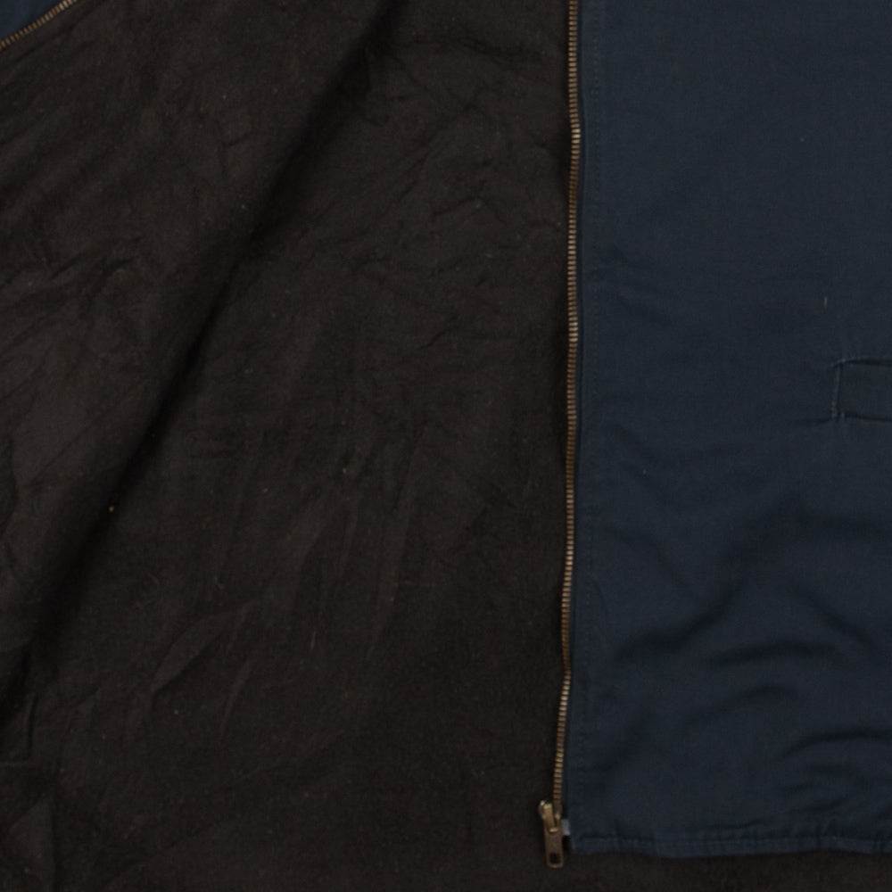 MEN'S VINTAGE FLEECE LINED GILET VEST JACKET - X-LARGE
