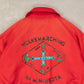 MEN'S VINTAGE 1990S VOLKSMARCHING SATIN BOMBER JACKET - LARGE