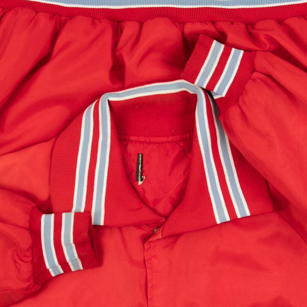 MEN'S VINTAGE 1990S VOLKSMARCHING SATIN BOMBER JACKET - LARGE