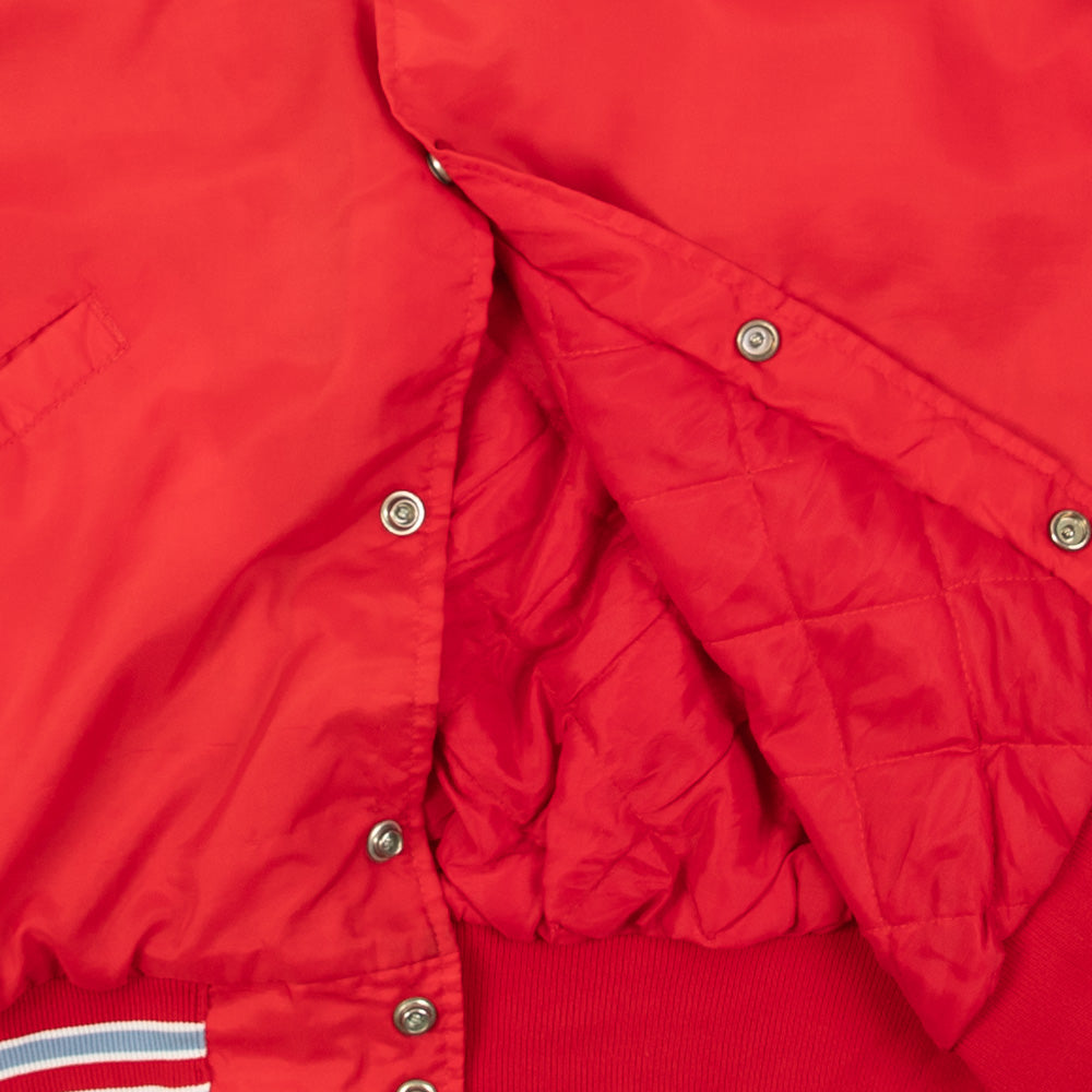 MEN'S VINTAGE 1990S VOLKSMARCHING SATIN BOMBER JACKET - LARGE