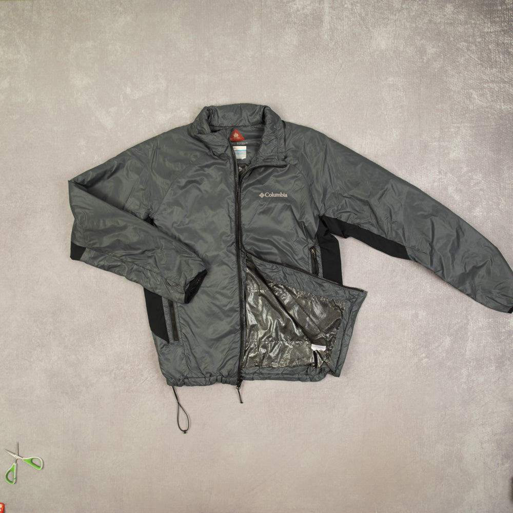 MEN'S VINTAGE COLUMBIA FULL ZIP INTERCHANGE PADDED JACKET - MEDIUM