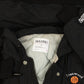 MEN'S VINTAGE 1980S SPARTANS HOODED BOMBER JACKET - SMALL