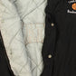 MEN'S VINTAGE 1980S SPARTANS HOODED BOMBER JACKET - SMALL