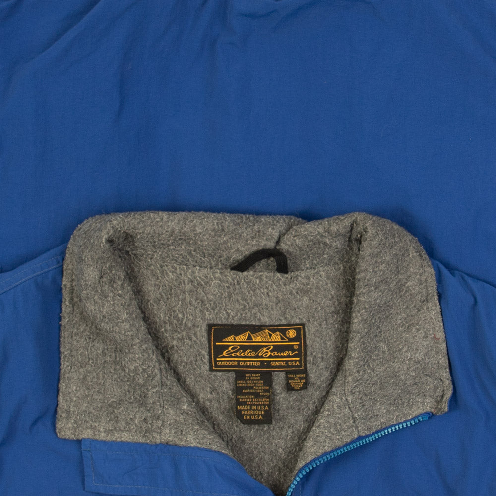 MEN'S VINTAGE 1990S FLEECE LINED BOMBER JACKET - X-LARGE