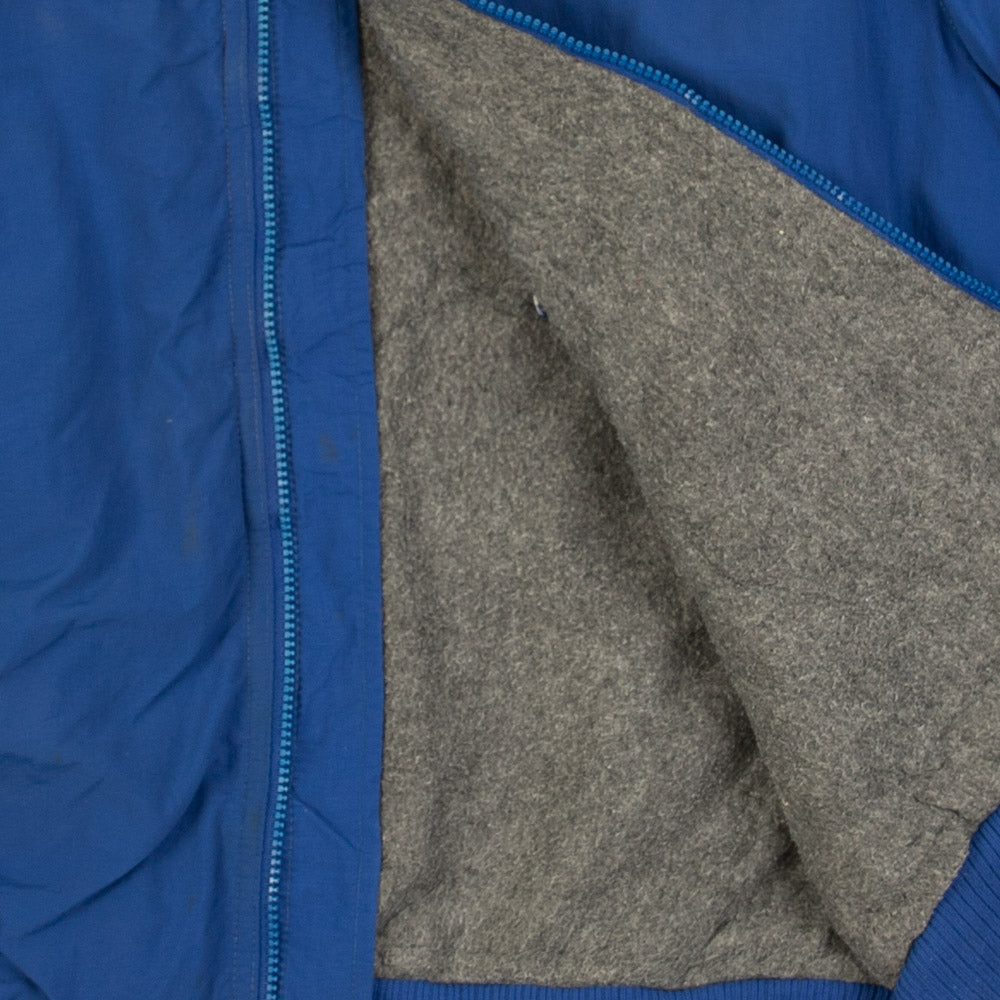 MEN'S VINTAGE 1990S FLEECE LINED BOMBER JACKET - X-LARGE