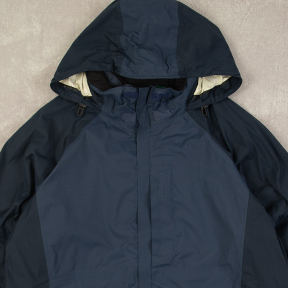 MEN'S VINTAGE L.L.BEAN HOODED FLEECE LINED JACKET - X-LARGE