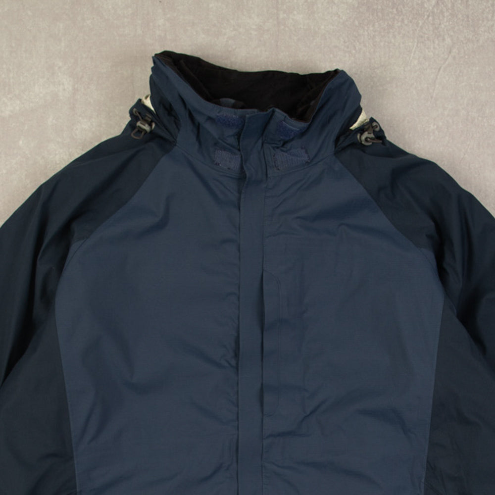 MEN'S VINTAGE L.L.BEAN HOODED FLEECE LINED JACKET - X-LARGE