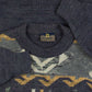 MEN'S VINTAGE 1990S MADE IN ITALY STRUCTURED KNITTED JUMPER - LARGE