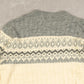 MEN'S VINTAGE 1990S PATTERNED KNITTED JUMPER - LARGE
