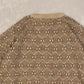 MEN'S VINTAGE 1990S STRUCTURED PATTERNED KNITTED JUMPER - X-LARGE