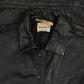 MEN'S VINTAGE 1990S LEATHER GILET VEST JACKET - MEDIUM