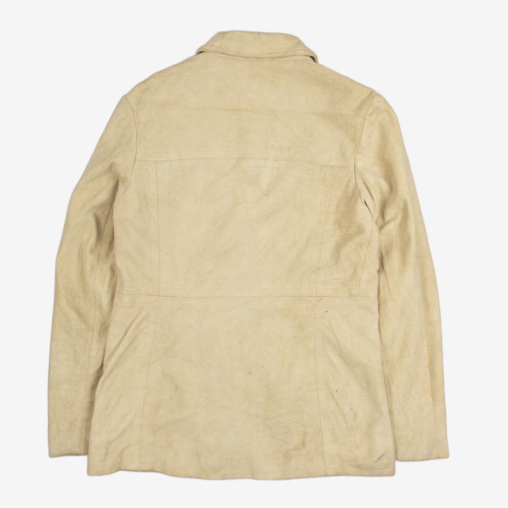 WOMEN'S VINTAGE GAP SUEDE BUTTON UP JACKET - SMALL