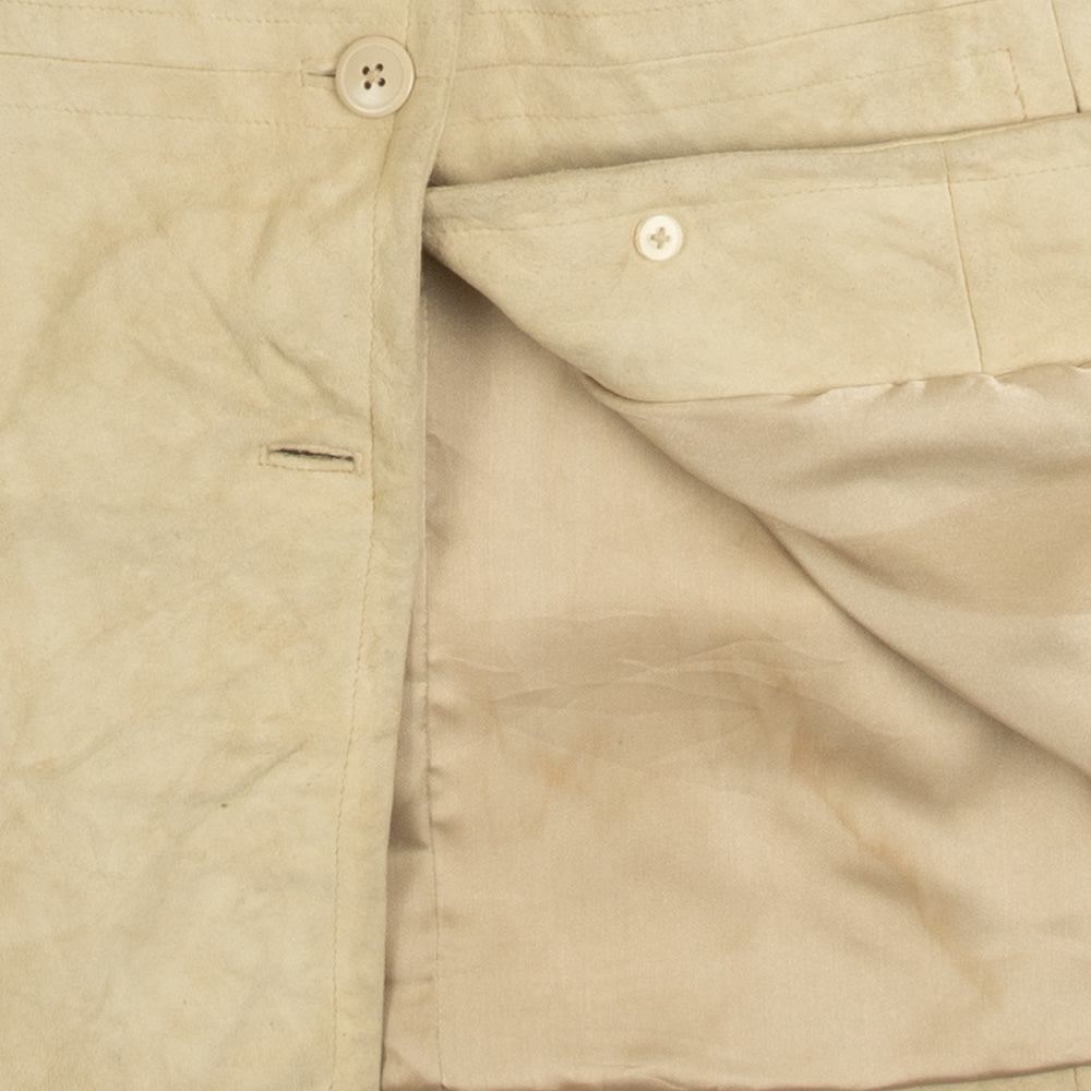 WOMEN'S VINTAGE GAP SUEDE BUTTON UP JACKET - SMALL