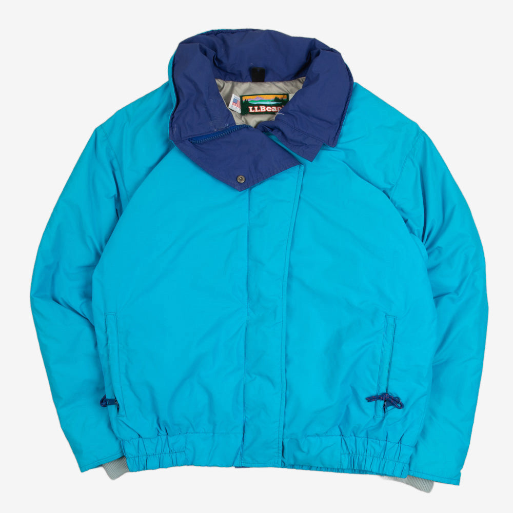 WOMEN'S VINTAGE 1980S L.L.BEAN PADDED FULL ZIP BOMBER JACKET - LARGE