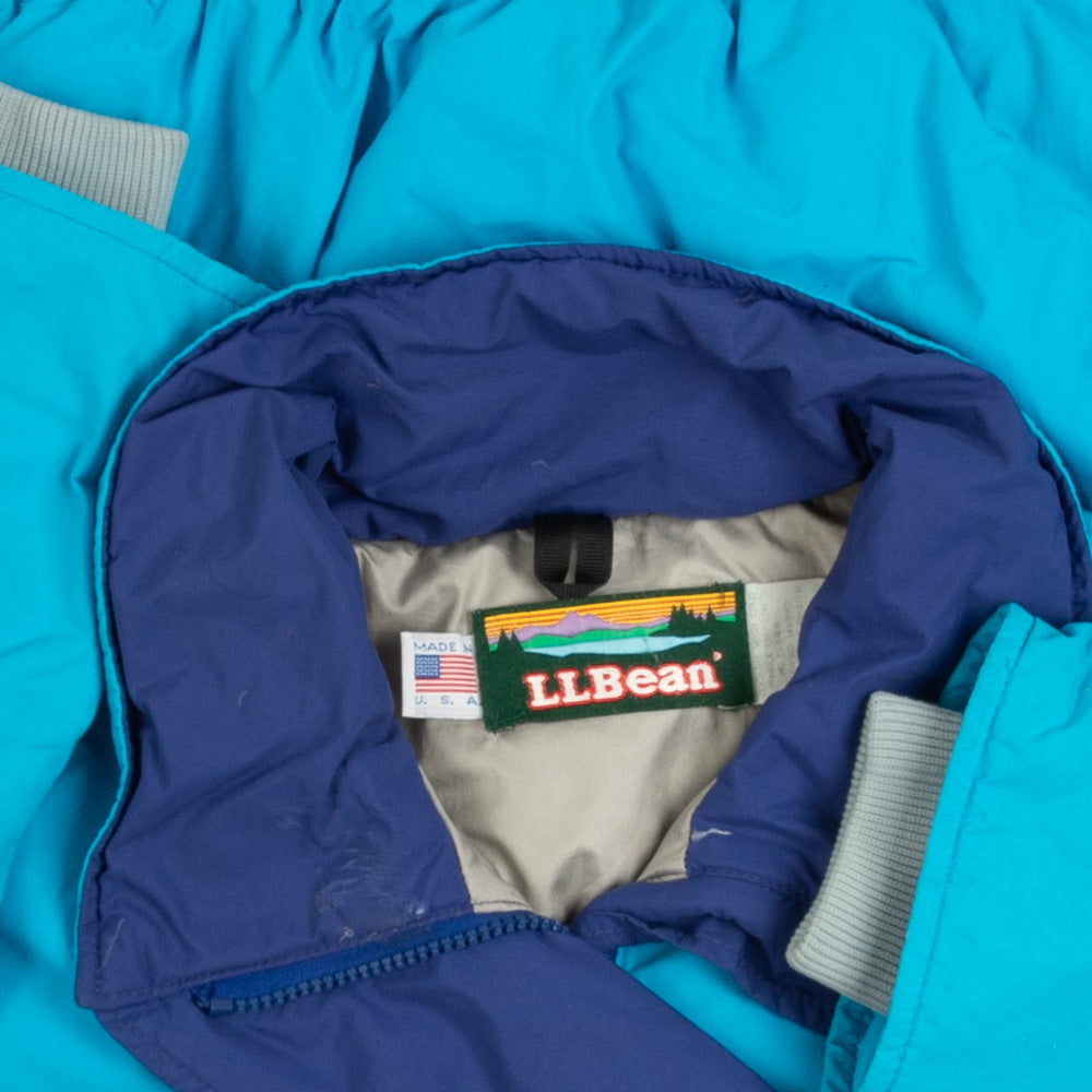 WOMEN'S VINTAGE 1980S L.L.BEAN PADDED FULL ZIP BOMBER JACKET - LARGE