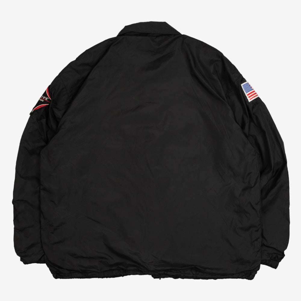 MEN'S VINTAGE 1990S SERCURITY OFFICER COACH JACKET - MEDIUM