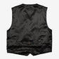 MEN'S VINTAGE LEATHER GILET VEST JACKET - X-LARGE