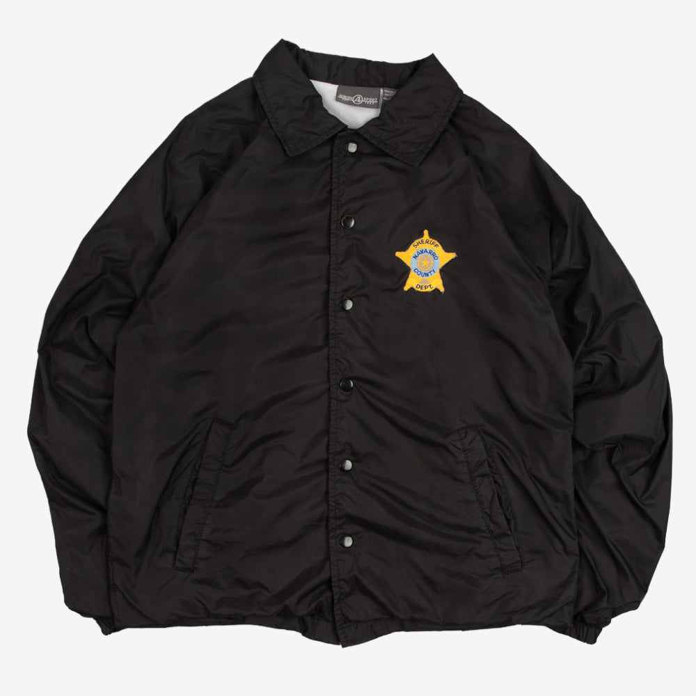 MEN'S VINTAGE SHERIFF DEPT COACH JACKET - SMALL