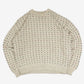 MEN'S VINTAGE 1990S STRUCTURED PATTERNED KNITTED JUMPER - X-LARGE