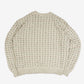 MEN'S VINTAGE 1990S STRUCTURED PATTERNED KNITTED JUMPER - X-LARGE