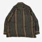 MEN'S VINTAGE 1980S STRIPED HEAVYWEIGHT FLANNEL SHIRT - XX-LARGE