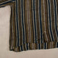 MEN'S VINTAGE 1980S STRIPED HEAVYWEIGHT FLANNEL SHIRT - XX-LARGE