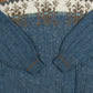 MEN'S VINTAGE 1990S PATTERNED KNITTED JUMPER - LARGE