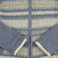 WOMEN'S VINTAGE L.L.BEAN SHERPA LINED FULL ZIP CARDIGAN - LARGE