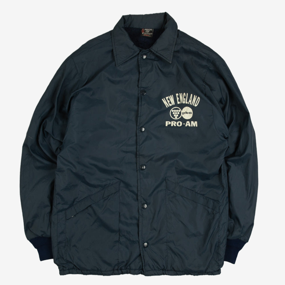 MEN'S VINTAGE 1990S NEW ENGLAND PRO-AM COACH JACKET - SMALL