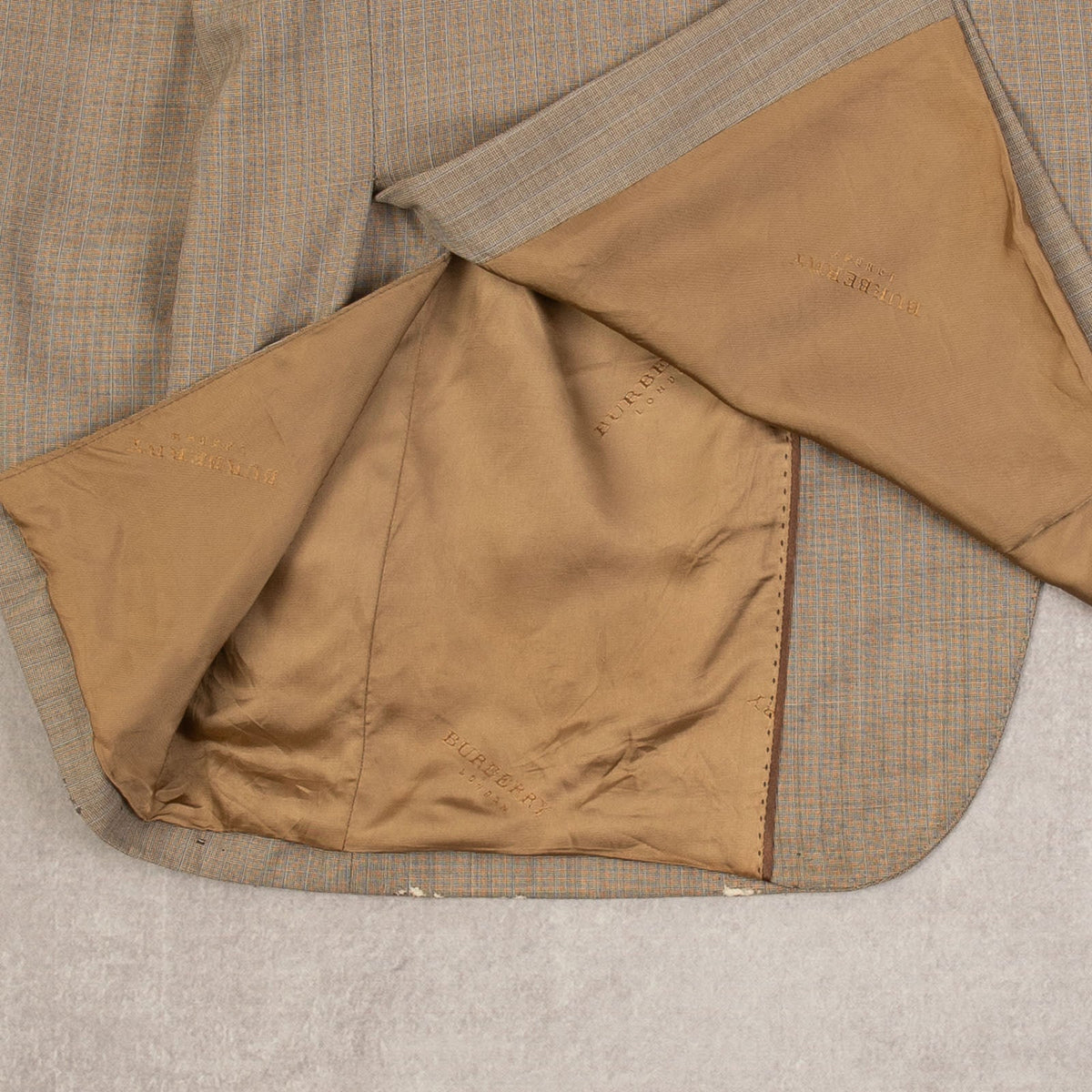 MEN'S VINTAGE BURBERRY BLAZER JACKET - MEDIUM