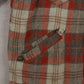 MEN'S VINTAGE 1990S LINED CHECKED WOOL SHIRT JACKET - LARGE