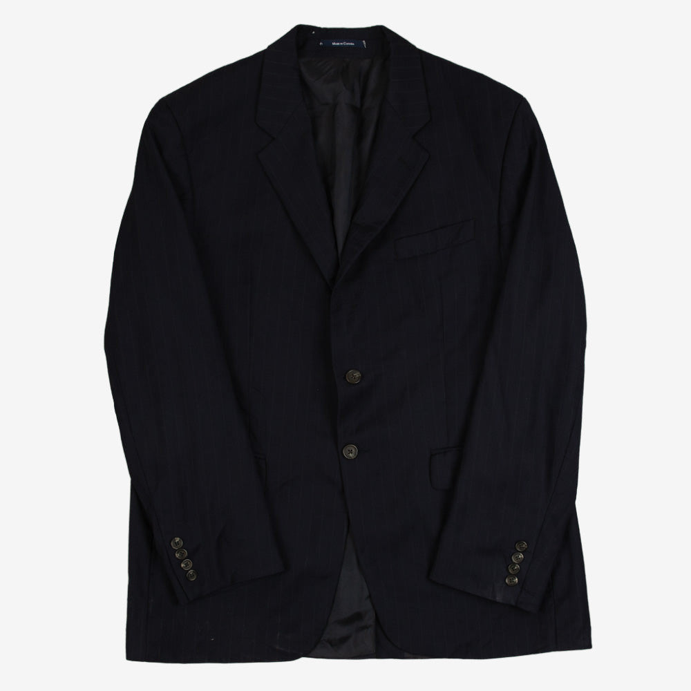 MEN'S VINTAGE 1990S CHAPS PINSTRIPE BLAZER JACKET - MEDIUM