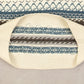 MEN'S VINTAGE 1990S STRUCTURED PATTERNED KNITTED JUMPER - LARGE