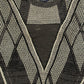 WOMEN'S VINTAGE 1980S PATTERNED PATCH KNITTED JUMPER - LARGE