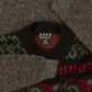MEN'S VINTAGE 1990S PATTERNED KNITTED JUMPER - MEDIUM