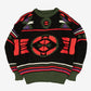 WOMEN'S VINTAGE 1990S STRUCTURED KNITTED JUMPER - LARGE