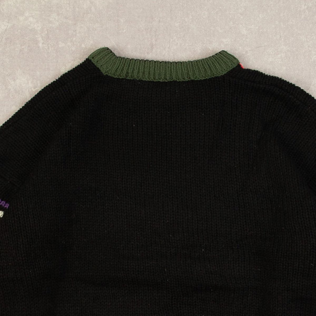 WOMEN'S VINTAGE 1990S STRUCTURED KNITTED JUMPER - LARGE