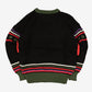 WOMEN'S VINTAGE 1990S STRUCTURED KNITTED JUMPER - LARGE